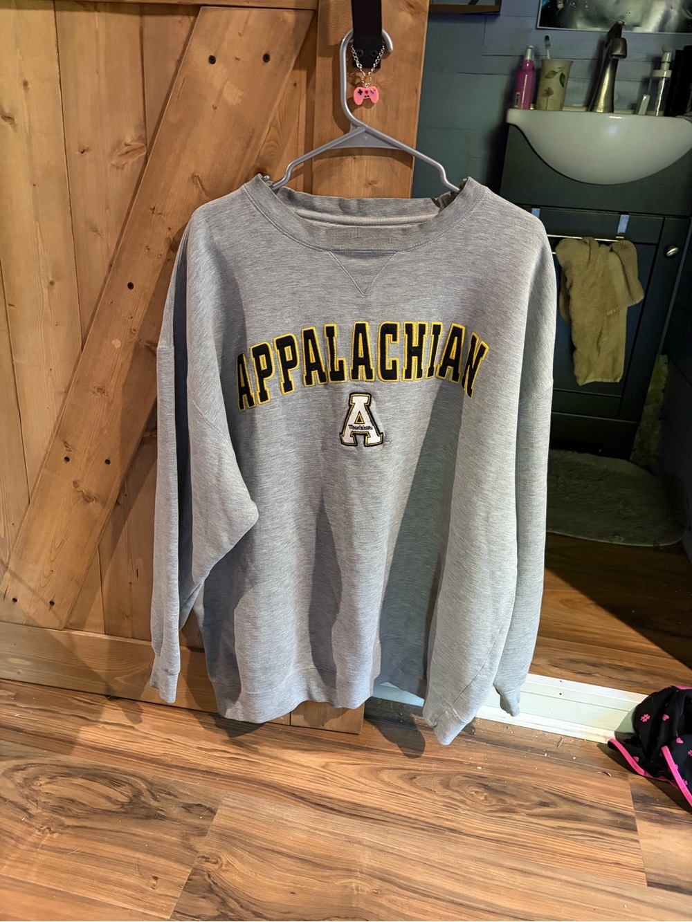Appalachian Gray Crewneck Sweatshirt